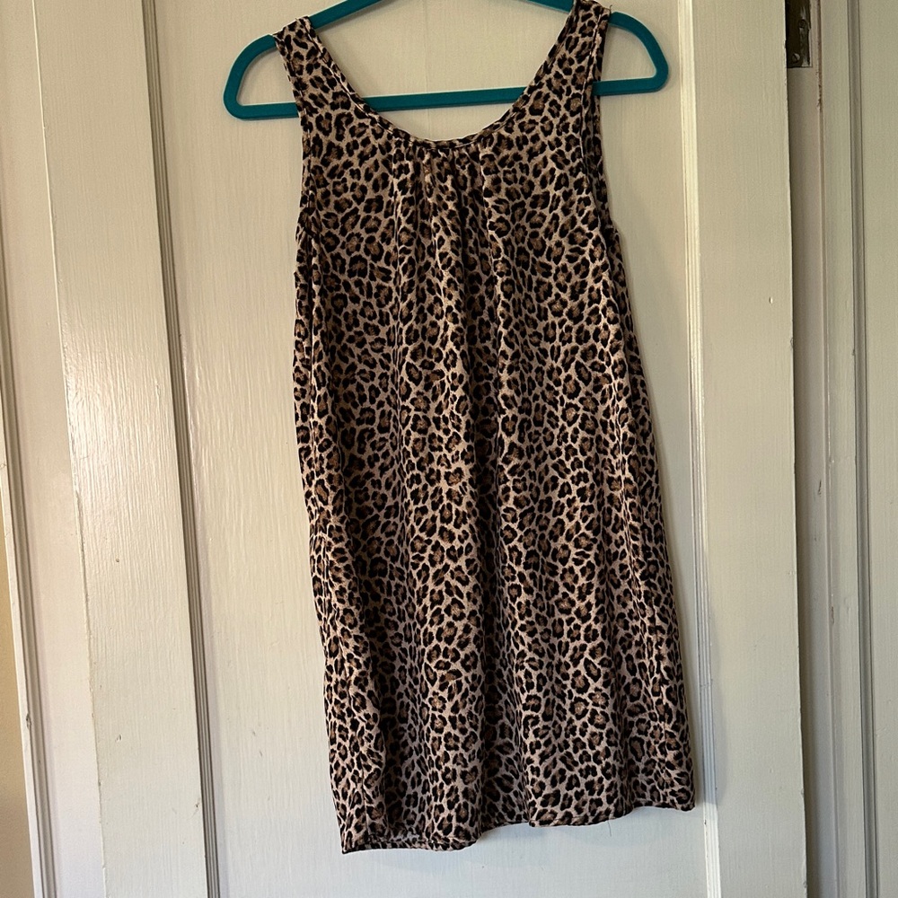 Entro Animal Print Sleeveless Dress